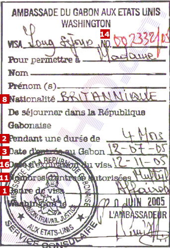 Visa Gabon